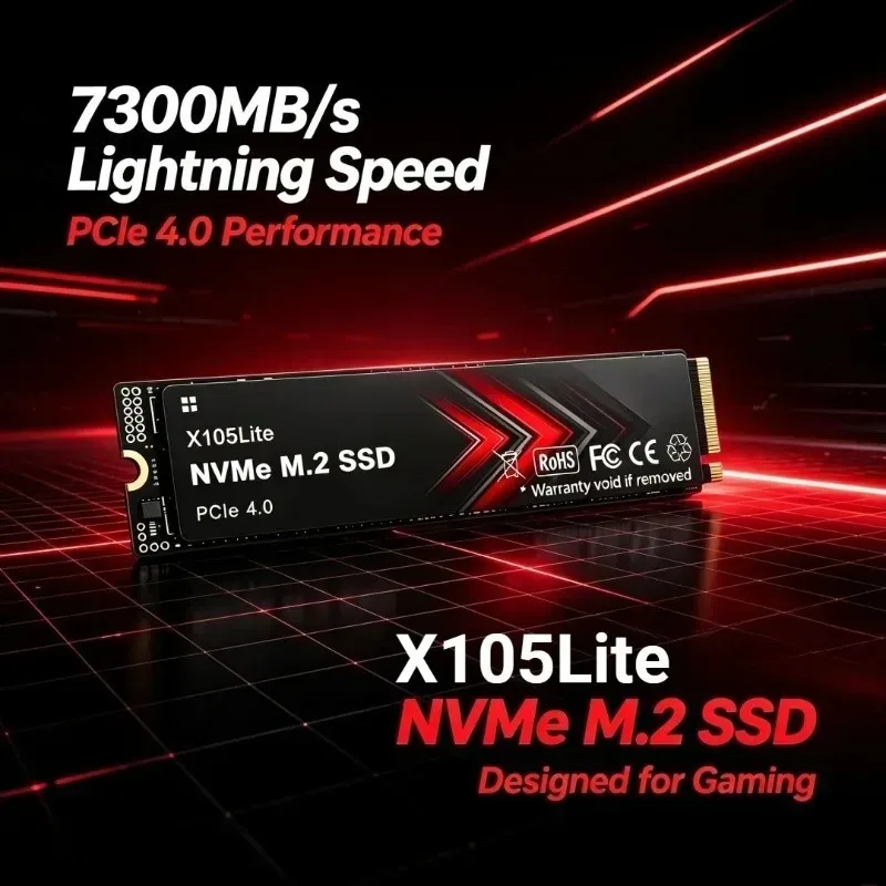 محرك أقراص SSD جديد X105Lite ب - مراجعة M.2 Nvme 4Tb Pcie 4.0 Ssd وسعره