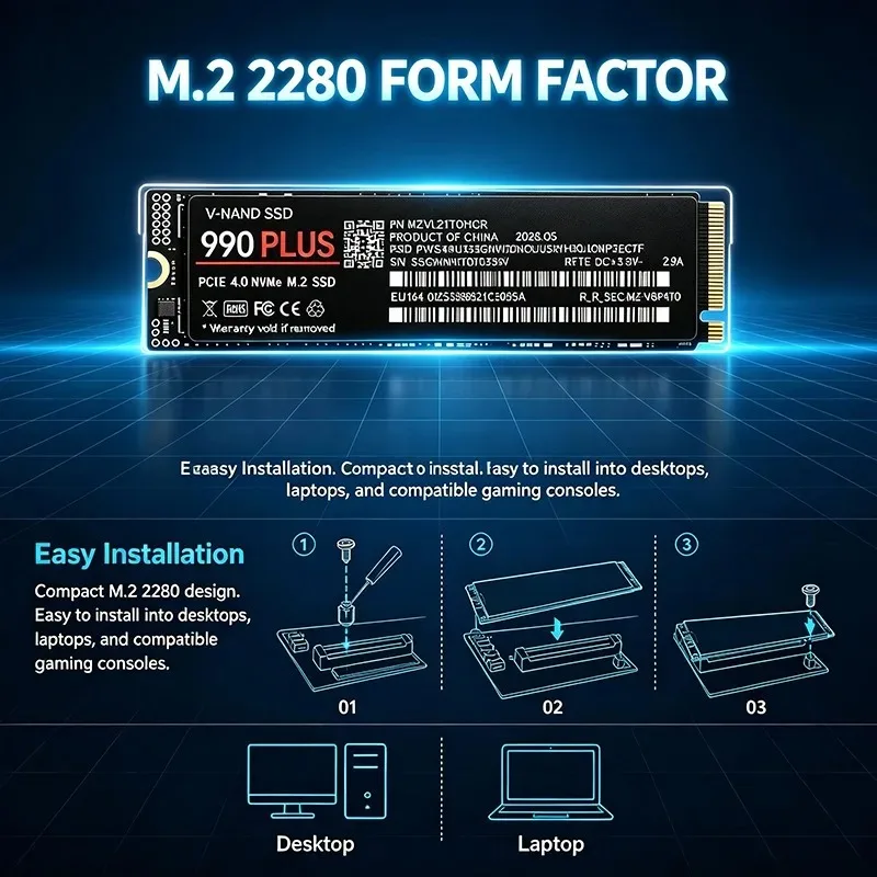 قرص تخزين SSD من نوع NVMe M.2  - مراجعة M.2 Nvme 4Tb Pcie 4.0 Ssd وسعره
