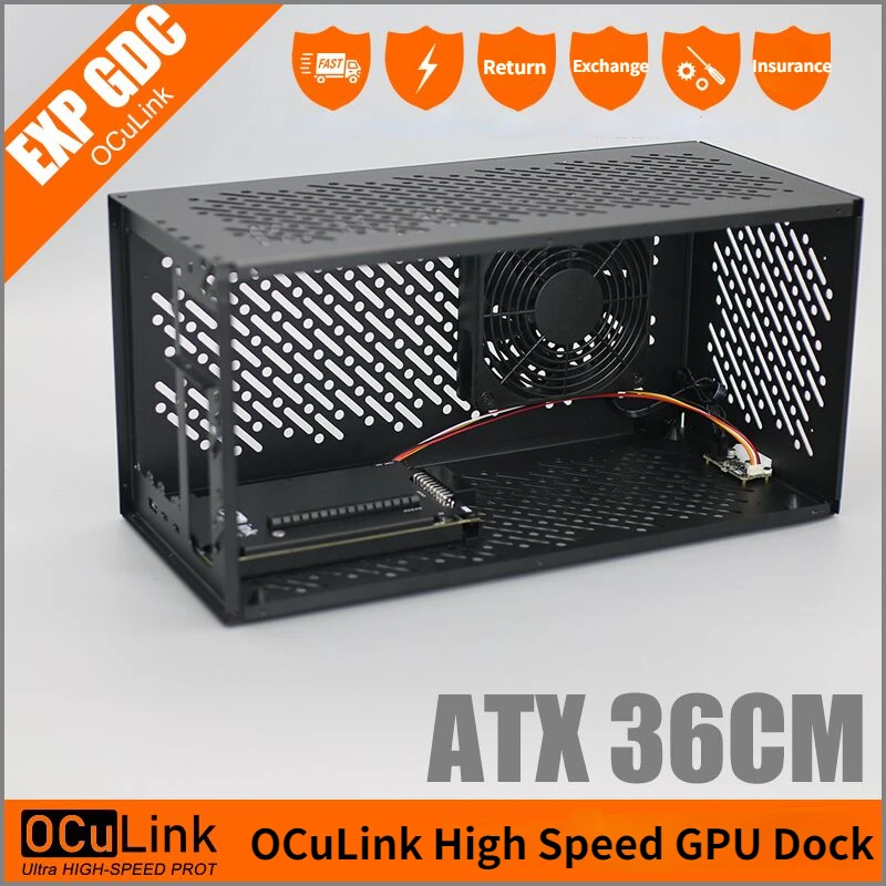 حافظة ألومنيوم OCuP4v2 OCuLink - مراجعة External Gpu Dock Pcie 4.0 Oculink وسعره