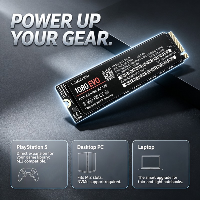 محرك أقراص صلبة داخلي جديد عال - مراجعة M.2 Nvme 4Tb Pcie 4.0 Ssd وسعره
